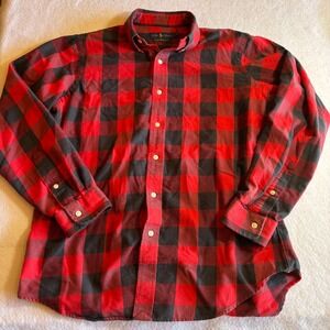 Ralph Lauren Red and Black Checkered Shirt